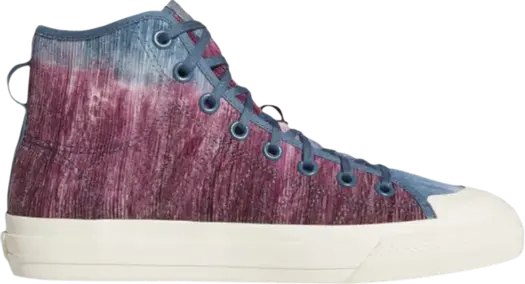 Кроссовки Adidas Nizza High RF 'Victory Crimson Orbit Indigo', красный
