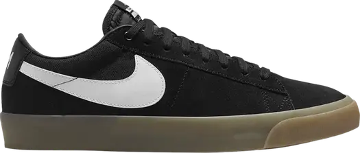 Кроссовки Nike Zoom Blazer Low Pro GT SB 'Black Gum', черный