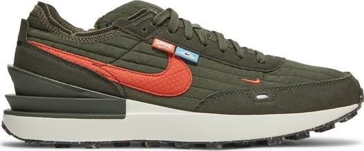 Кроссовки Nike Waffle One Premium 'Toasty - Medium Olive', зеленый