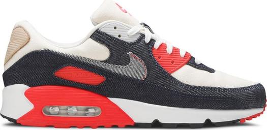 Кроссовки Nike Denham x Air Max 90 'Infrared', синий