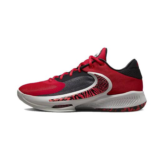 Баскетбольные кроссовки Nike Zoom Freak 4 "Safari", красный/чёрный