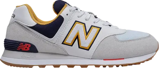 Кроссовки New Balance 574, белый/серый