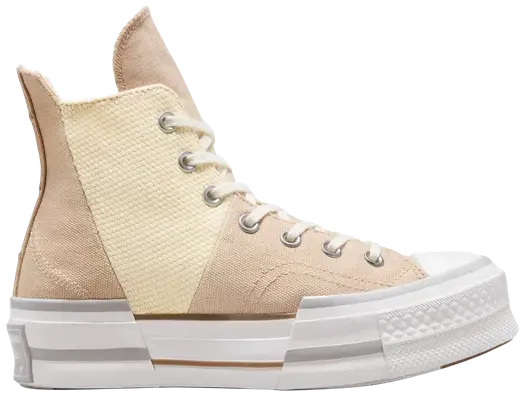 Кроссовки Converse Chuck 70 Plus High Colorblock - Oat Milk, кремовый