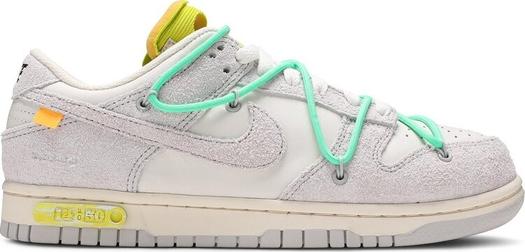 Кроссовки Nike Off-White x Dunk Low 'Lot 14 of 50', белый