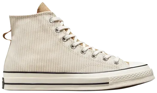 Кроссовки Converse Chuck 70 High Crafted Stripe, загар