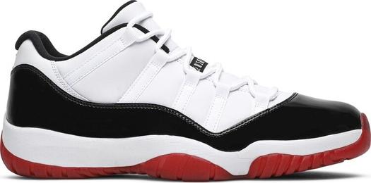 Кроссовки Air Jordan 11 Retro Low Concord-Bred, белый