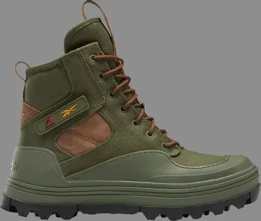 Кроссовки rothco x wmns club c cleated mid 'moss green' Reebok, зеленый