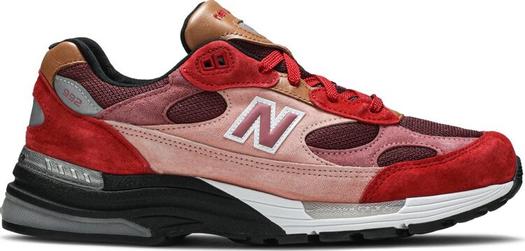 Лимитированные кроссовки New Balance Joe Freshgoods x Don't Be Mad x 992 Made in USA 'Anatomy of a Heart', красный