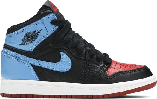Кроссовки Air Jordan 1 Retro High OG PS UNC to Chicago, черный