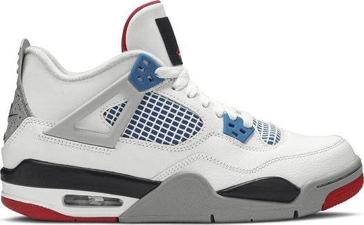 Кроссовки Air Jordan 4 Retro SE GS What The 4, белый