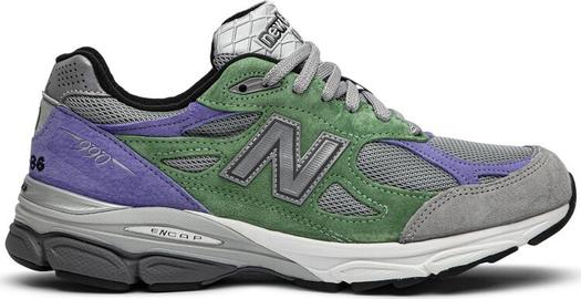Кроссовки New Balance Stray Rats x 990v3 Made in USA 'Alternate', зеленый