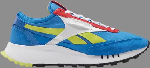 Кроссовки classic leather legacy 'dynamic blue red' Reebok, синий