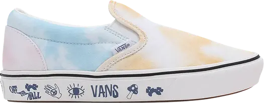 Кроссовки Vans ComfyCush Slip-On Pastel Tie Dye, разноцветный