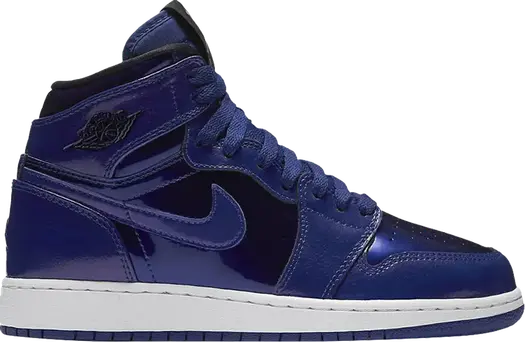 Кроссовки Air Jordan 1 Retro High BG Deep Royal, темно-синий
