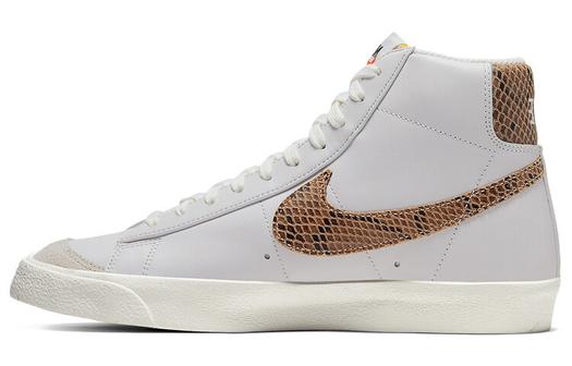 Кроссовки Nike Blazer Mid 77 Vintage, белый/коричнево-бежевый