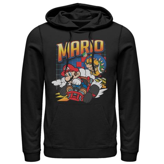 Мужской пуловер с капюшоном Nintendo Kart Racer Licensed Character