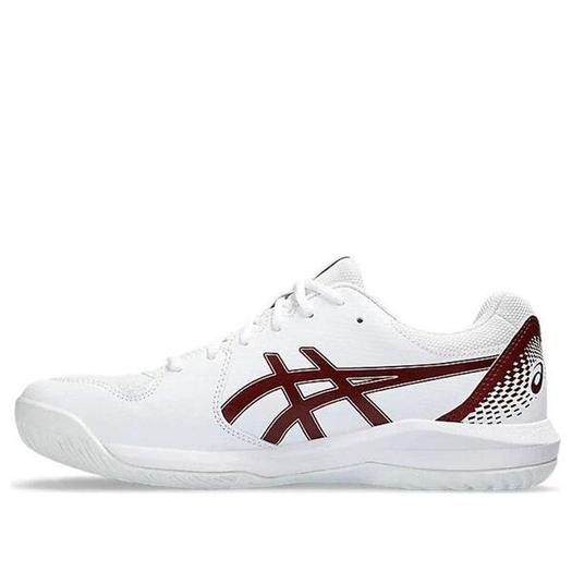 Кроссовки Asics Gel Dedicate 8 Tennis Shoes 'White Antique Red', белый