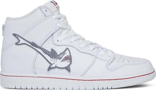 Кроссовки Nike Oski x Dunk High SB 'Great White Shark', белый