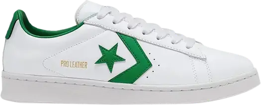 Кроссовки Converse Pro Leather OG Low White Green, белый
