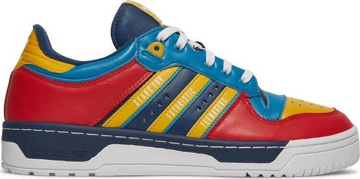 Кроссовки Adidas Human Made x Rivalry Low 'Scarlet Aqua', синий