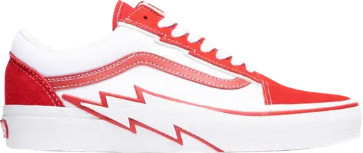 Кроссовки Vans Old Skool Bolt - Red, красный
