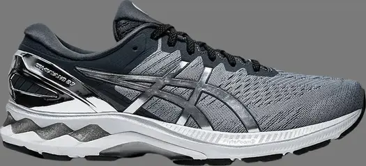 Кроссовки gel kayano 27 platinum 'sheet rock silver' Asics, серый