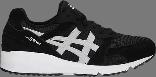 Кроссовки gel lique 'black glacier grey' Asics, черный