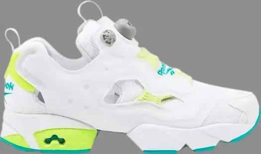Кроссовки instapump fury og 'timeless teal' Reebok, белый