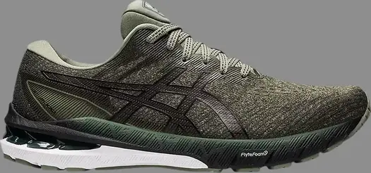 Кроссовки gt 2000 10 'lichen green black' Asics, зеленый