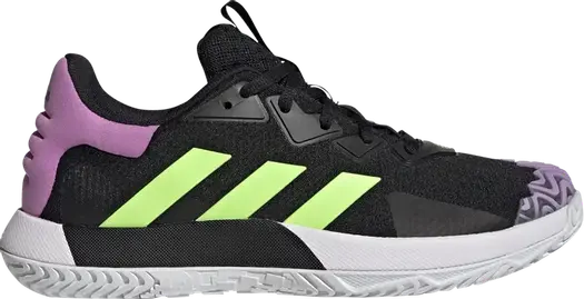 Кроссовки Adidas SoleMatch Control 'Black Signal Green', черный