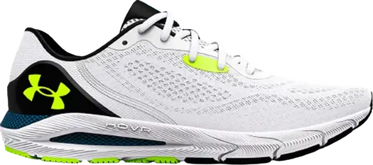 Кроссовки Under Armour HOVR Sonic 5 White High-Vis Yellow, белый