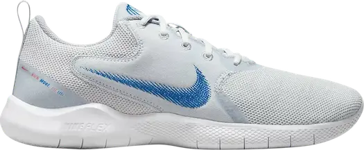 Кроссовки Nike Flex Experience Run 10 'Pure Platinum Imperial Blue', серый