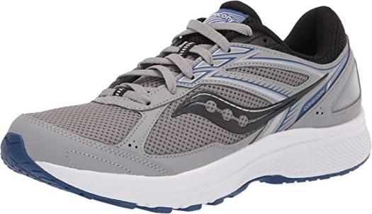 Кроссовки Saucony Men's Cohesion 14 Road Running, серый/черный/синий