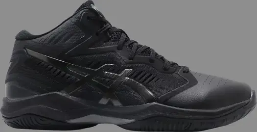 Кроссовки gelhoop v12 wide 'gunmetal' Asics, черный