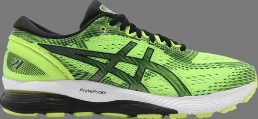 Кроссовки gel nimbus 21 'safety yellow' Asics, желтый