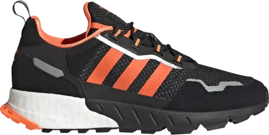 Кроссовки Adidas ZX 1K Boost 'Black Solar Orange', черный