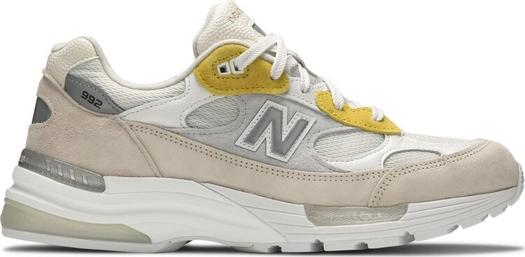 Кроссовки New Balance Paperboy Paris x 992 Made in USA 'Fried Egg', кремовый