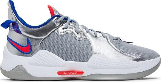 Кроссовки Nike PG 5 'Clippers', серебряный