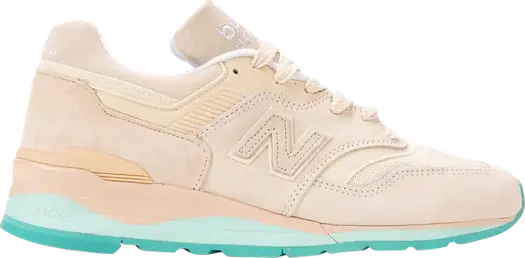 Кроссовки New Balance 997 'Beige Teal', кремовый