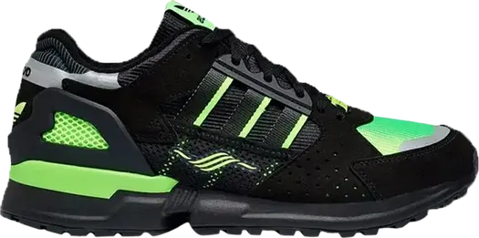 Кроссовки Adidas ZX 10000 C 'Solar Green', черный