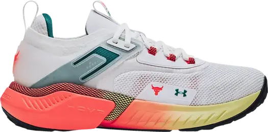 Кроссовки Under Armour Project Rock 5 White After Burn, белый