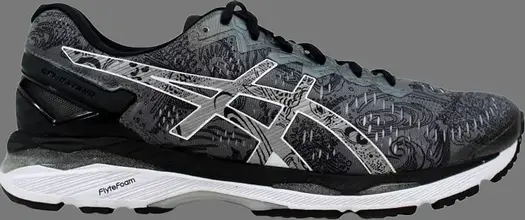 Кроссовки gel kayano 23 lite show 'carbon' Asics, серый