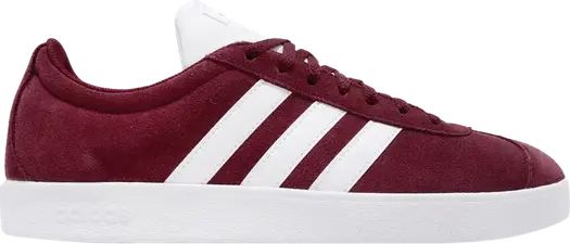 Кроссовки Adidas VL Court 2.0 'Collegiate Burgundy', красный