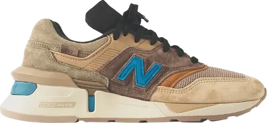 Лимитированные кроссовки New Balance Kith x nonnative x 997S Fusion 'Dune', коричневый