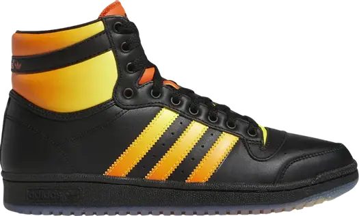 Кроссовки Adidas Top Ten High 'Black Beam Yellow Gradient', черный