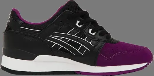 Кроссовки gel lyte 3 'purple black' Asics, черный