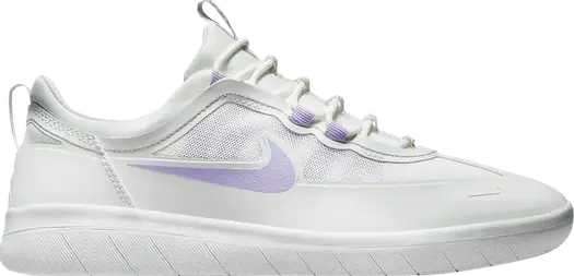 Кроссовки Nike Nyjah Free 2 SB 'Summit White Lilac', белый