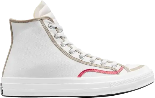 Кроссовки Converse Chuck 70 High Varsity Hybrid Texture White String, белый