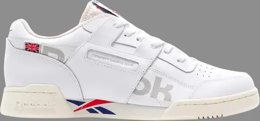 Кроссовки workout plus mu 'white' Reebok, белый