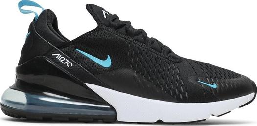Кроссовки Nike Air Max 270 'Black Light Blue Fury', черный